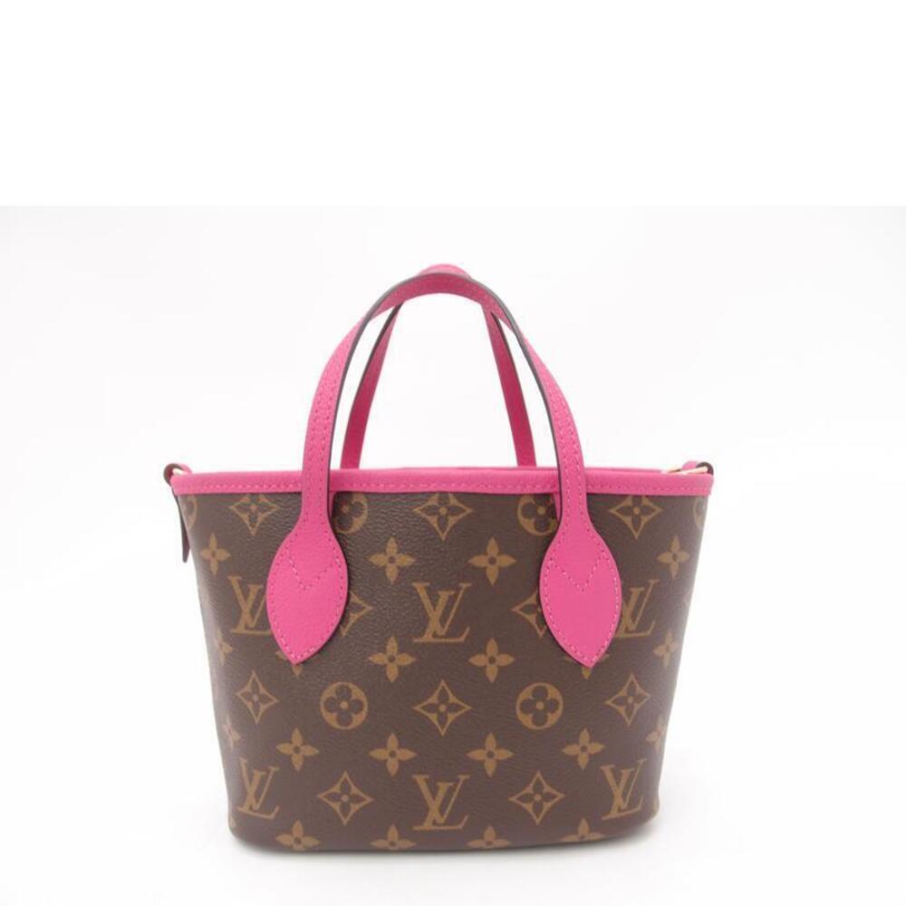 Louis Vuitton Rose Pondicherry Neverfull Out Inside Pink